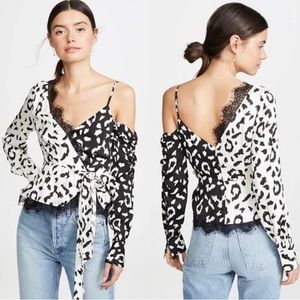 Self-Portrait off shoulder top